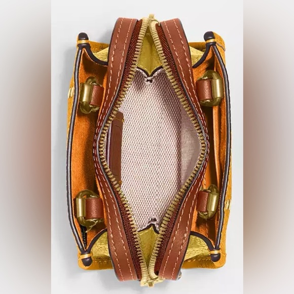 NWT COACH 1941 ROGUE 12 COLOR-BLOCK  REGENERATIVE LEATHER  BUTTERCUP MULTI - Picture 3 of 9